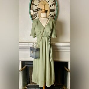IJOAH Maxi Wrap Dress